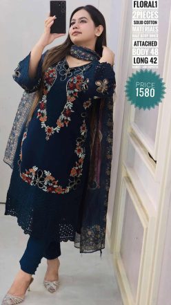 Pakistani inspired dress (semi- stitched)🖤🥀