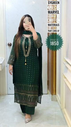 Pakistani inspired dress (Free size stitched)