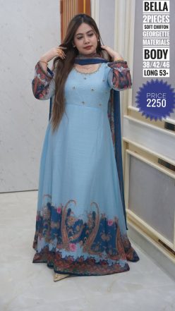 Embroidery dress (stitched)🖤🥀