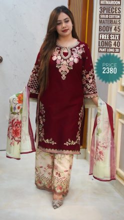 Pakistani inspired dress (semi- stitched)🖤🥀