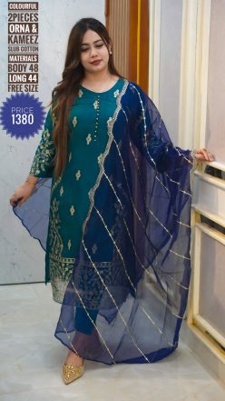 Embroidery dress ( semi-stitched)