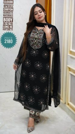 Pakistani inspired dress ( stitched)🖤🥀