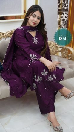 Karchupi dress (semi-stitched)