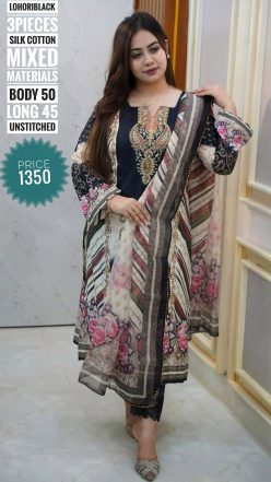 karchupi dress (unstitched)