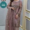 Embroidery  dress (Free size stitched)