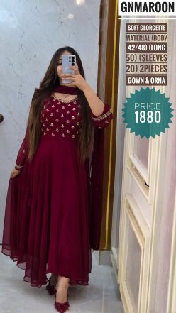 Karchupi Anarkoli (stitched)