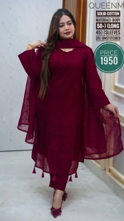 Embroidary dress (Unstitched)