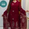 Jamdani dress (semi-stitched)
