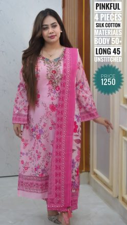 karchupi dress (unstitched)