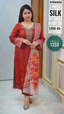 karchupi dress (unstitched)🖤🥀