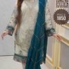Embroidary dress (semi- stitched)