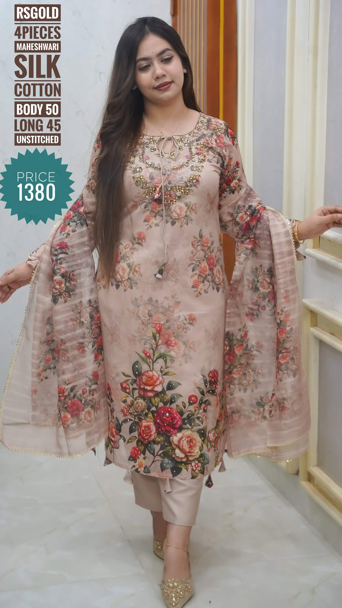 karchupi dress (unstitched)🖤🥀