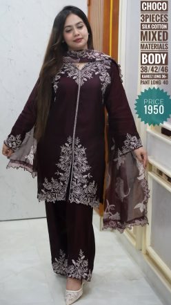 Embroidery dress ( stitched)