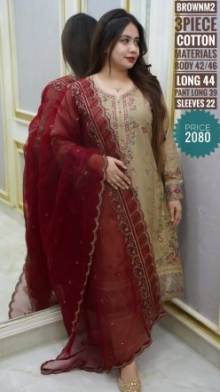 Embroidery dress (stitched)