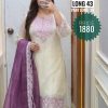 Embroidery dress (semi-stitched)