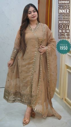 Alternative view of Embroidery dress (stitched)