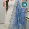 Embroidery dress ( unstitched)