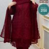 Embroidery dress (stitched)❤️🥀