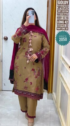 Embroidary dress ( stitched)
