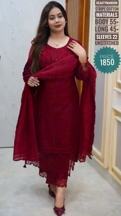 Embroidary dress (Unstitched)