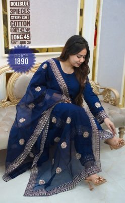 Embroidery dress ( stitched)