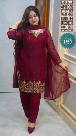 KARCHUPI DRESS ( SEMI-STITCHED)