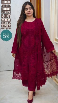 Embroidery dress ( stitched)