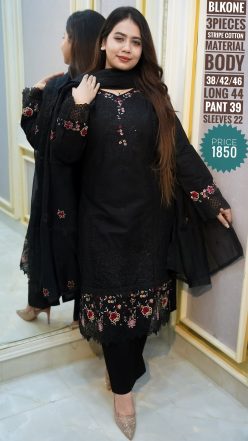 EMBROIDERY DRESS (STITCHED)