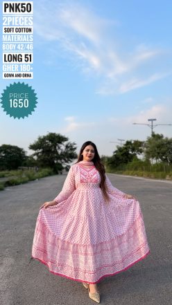 GOWN DRESS (STITCHED)