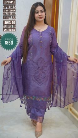 EMBROIDERY DRESS (UNSTITCHED)