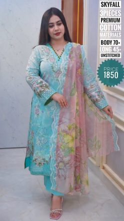 EMBROIDERY DRESS (UNSTITCHED)