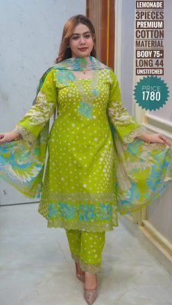 EMBROIDERY DRESS (UNSTITCHED)