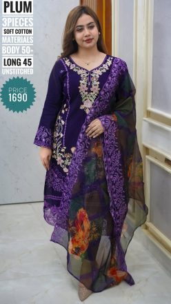 EMBROIDERY DRESS (UNSTITCHED)