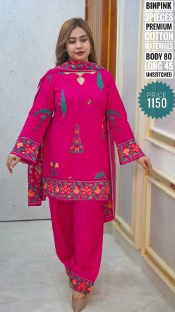 DIGITAL PRINTED  DRESS (UNSTITCHED)